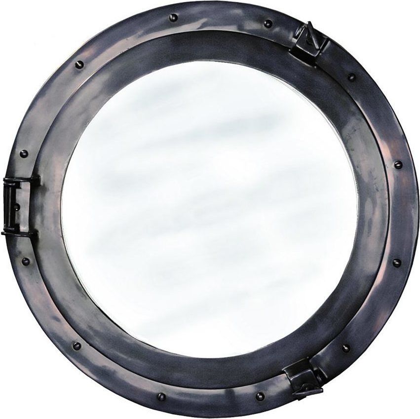 Lounge Porthole Mirror, Large by Authentic Models by Authentic Models