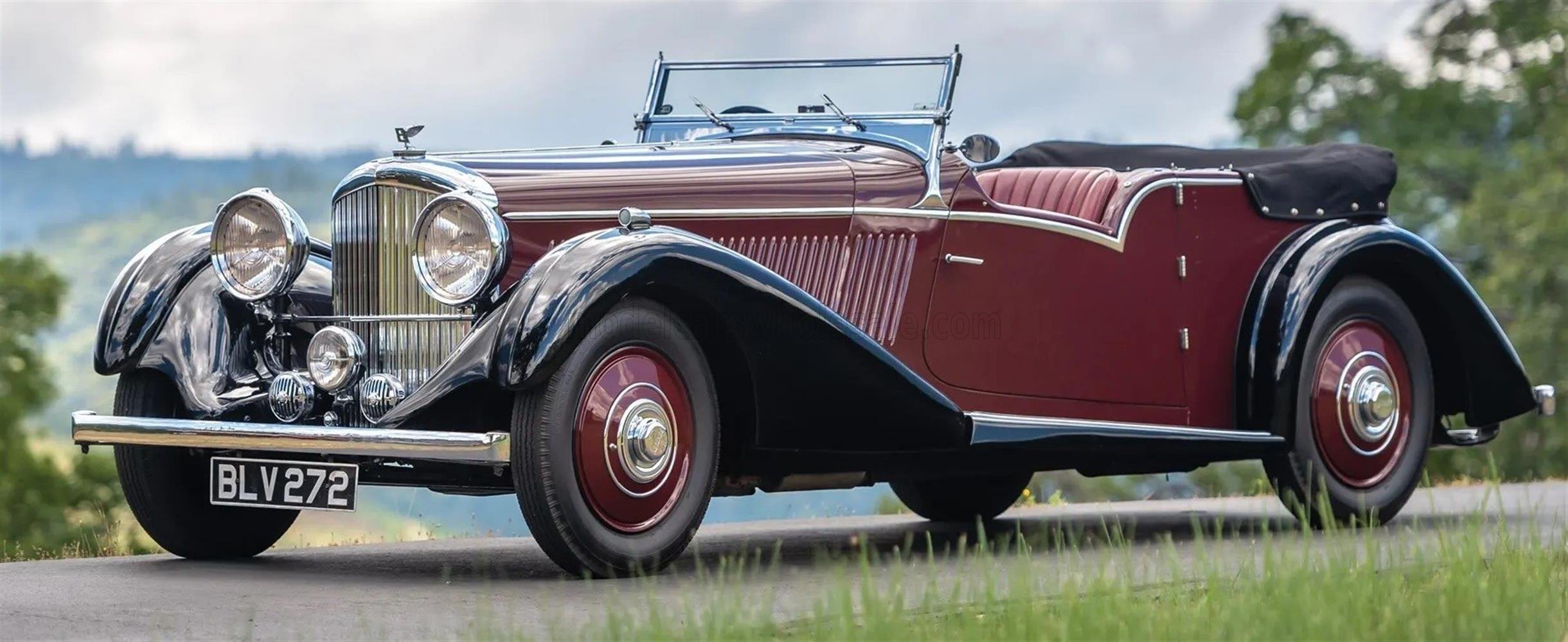 1:18 CULT SCALE MODELS Bentley 4.25L Vandem Plas Tourer Cabriolet 1938