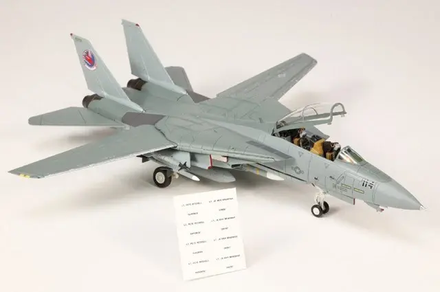 F-14A Tomcat 160665 VF-1 US Navy (w/optional decal) in 1:72 scale