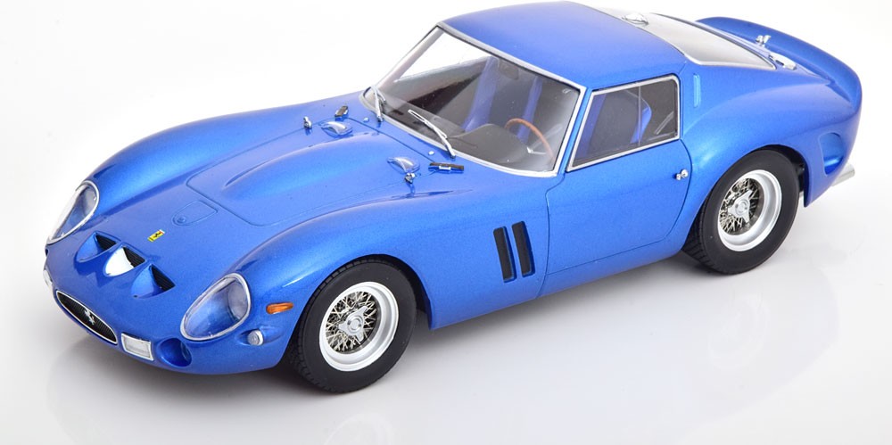 KK 1/18 - Ferrari 250 GTO Le Mans 1963 #25 Silver Diecast Scale Model