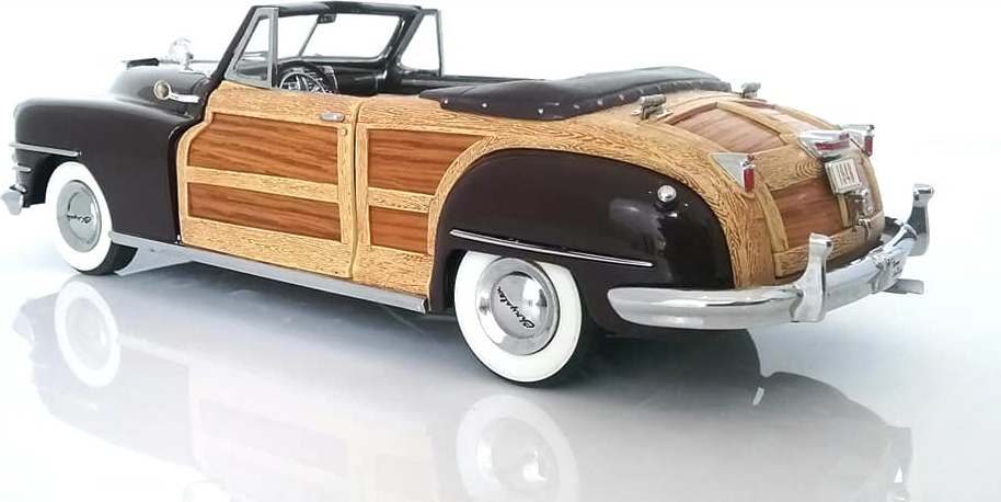 1948 Chrysler Town & Country Convertible Brown 1:24 scale by