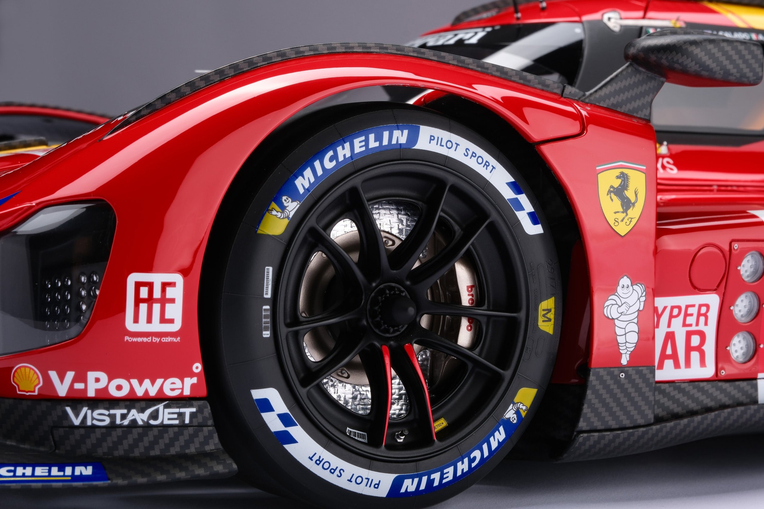 2023 Ferrari 499p Le Mans winner in 1:8 scale by Amalgam