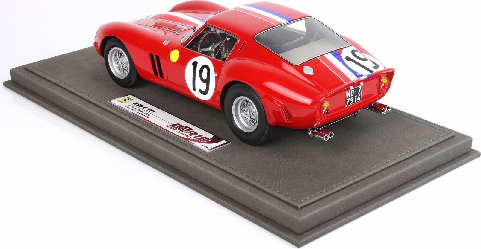 Ferrari 250 GTO 24H Le Mans 1962 SN 3705 GT in 1:18 scale by BBR