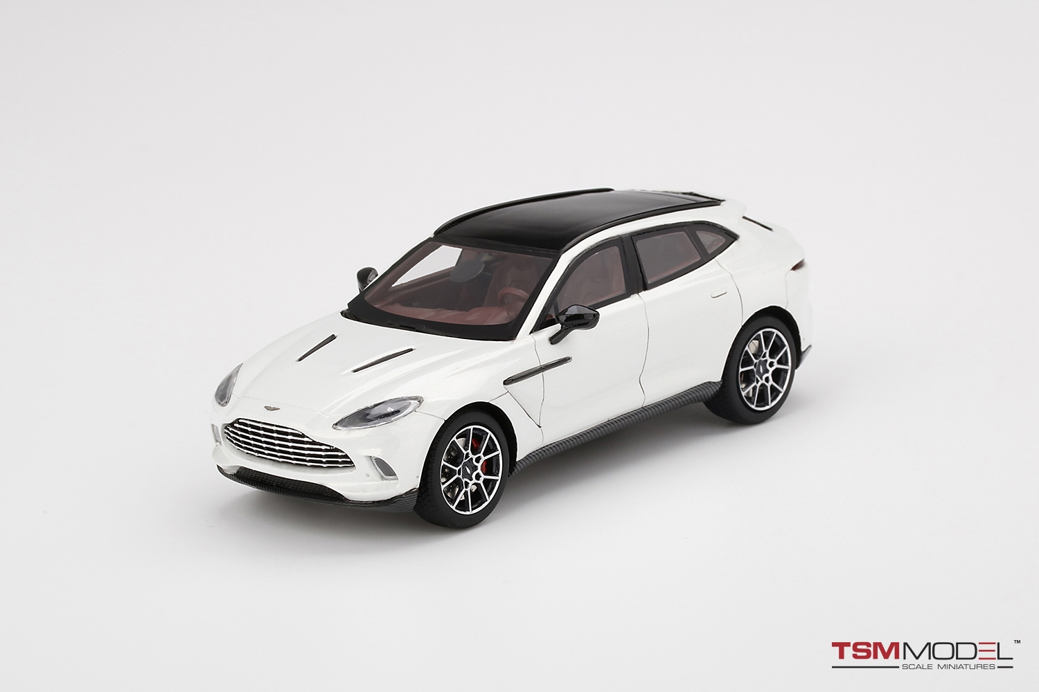 アストンマーチン DBX 1/43 ホワイト Aston Martin DBX Frost White in 1:43 Scale by Truescale