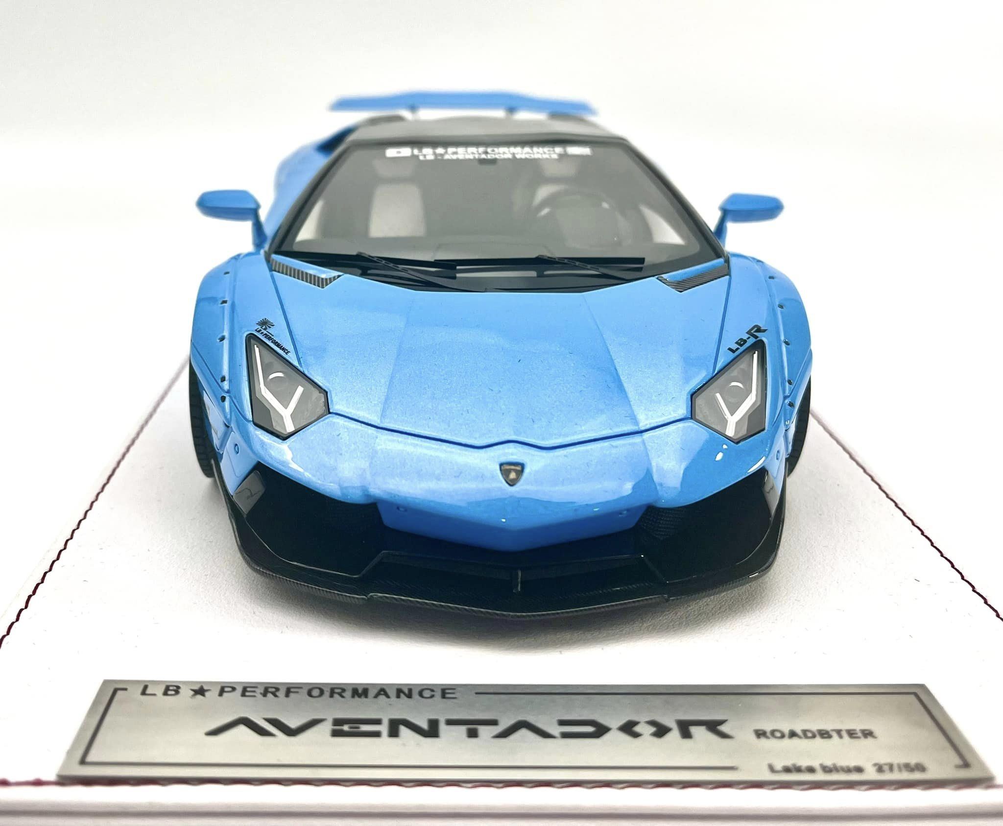 Lamborghini LBWK Aventador Blue in 1:18 scale by Fine Scale