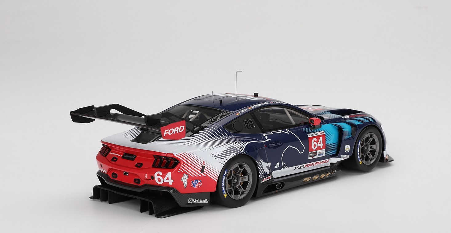 Ford Mustang GT3 #64 2024 IMSA Daytona 24hrs in 1:18 scale by Topspeed