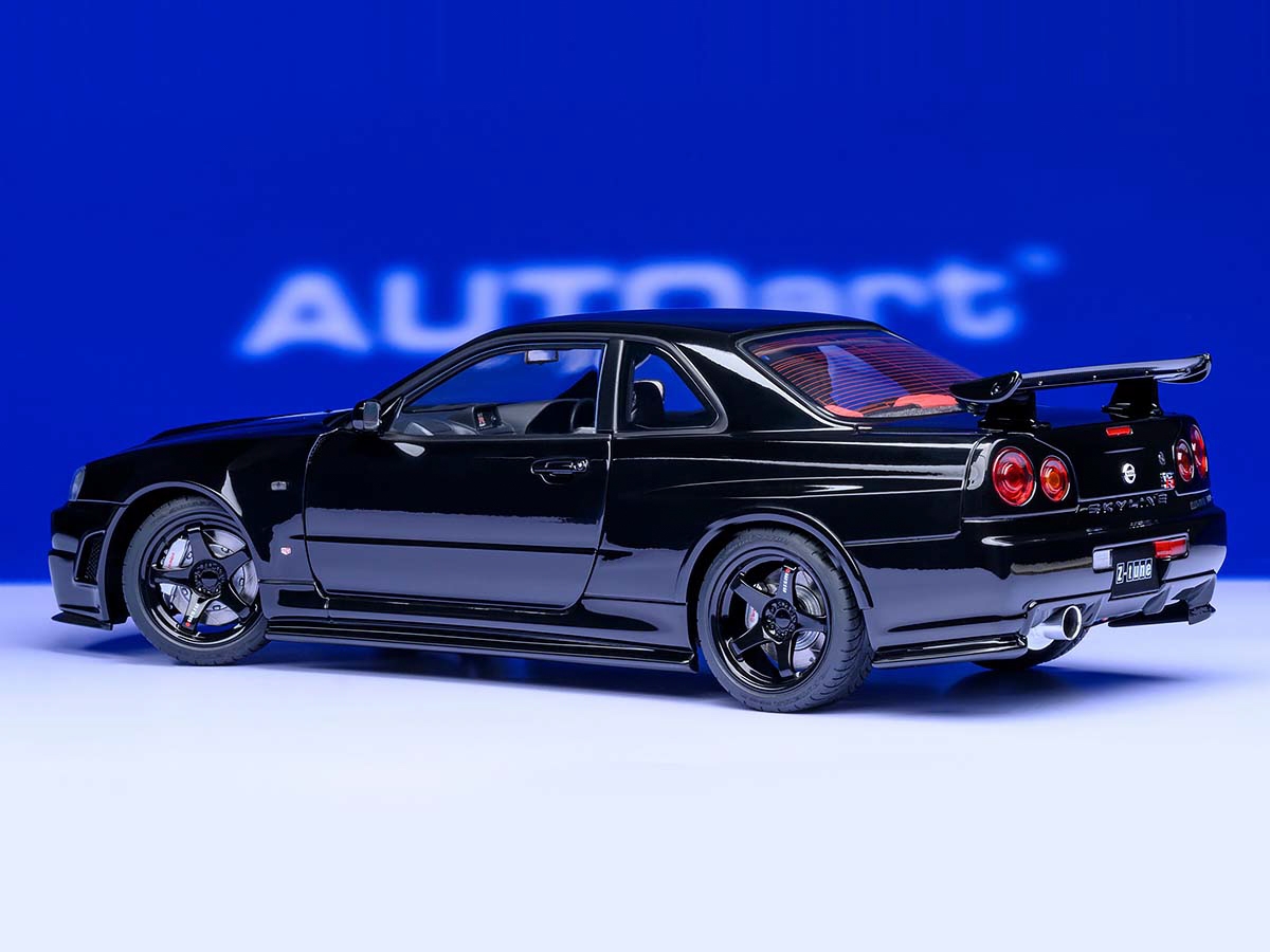 Nissan Skyline GT-R (R34) Z-Tune, Black Pearl in 1:18 scale