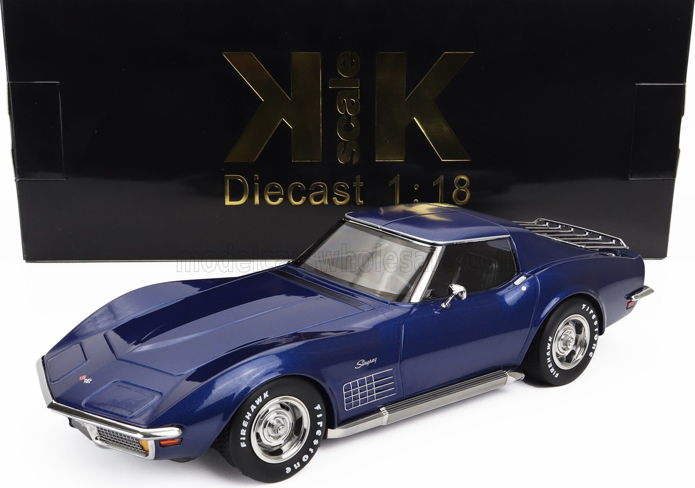 1972 Chevrolet Corvette C3 w/ Removable Roof parts Blue in 1