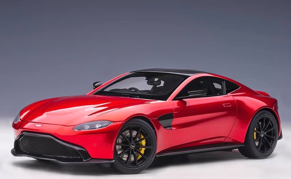 2019 Aston Martin Vantage in Red in 1:18 Scale by AUTOart by AUTOart