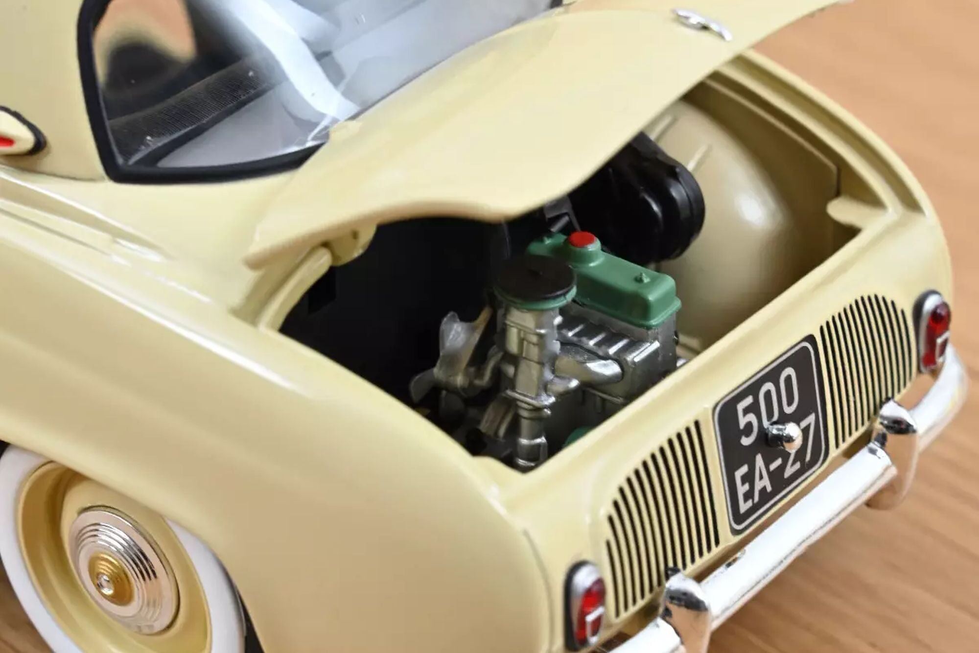 1958 Renault Dauphine Beige in 1:18 scale by Norev