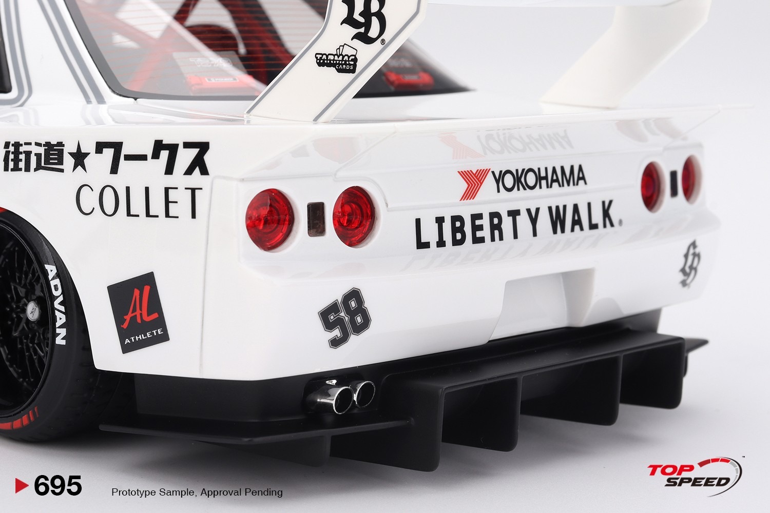 LBWK Nissan GT-R32 Kaido Works TAS 2025 in 1:18 scale by Topspeed
