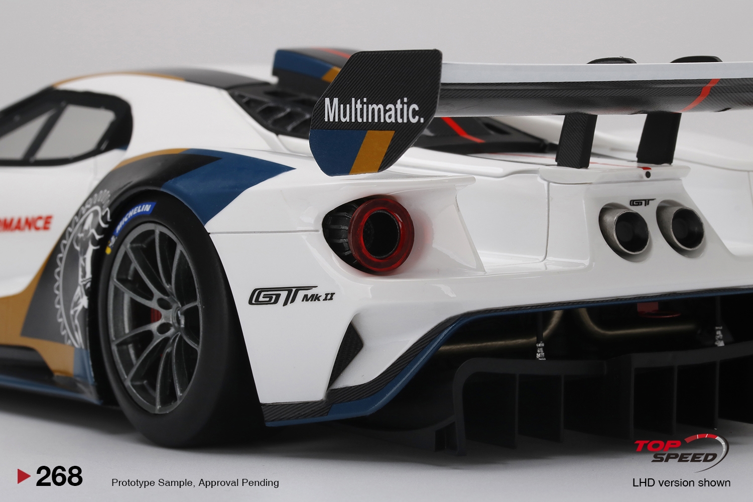 Ford GT Mk II 2019 Pebble Beach Concours d'Elegance in 1:18 Scale