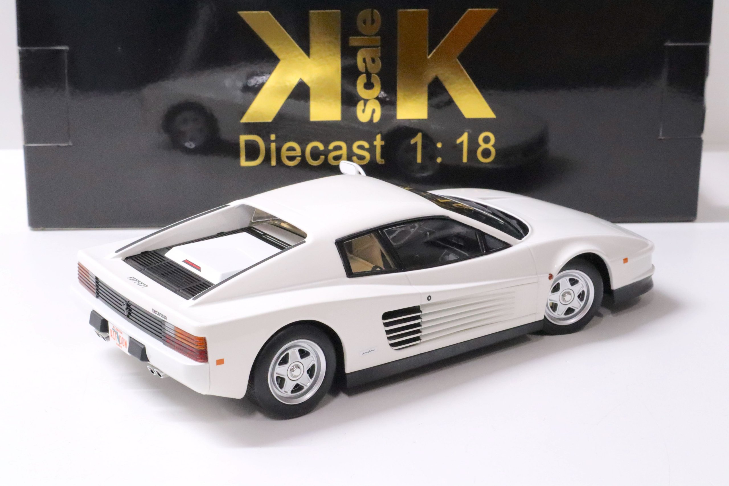 1984 Ferrari Testarossa Miami Vice in 118 Scale by KK Scale Models by