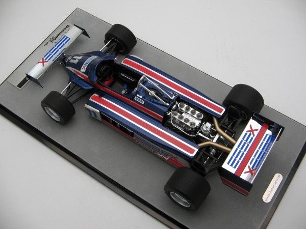 Tecnomodel Mythos 1/18 – Lotus 87 Cosworth V8 F1 JPS Essex GP GB 1981 (Résine Neuve)