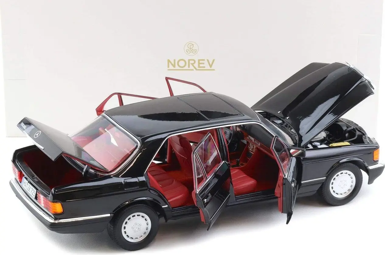 1991 Mercedes-Benz 560 SEL Black 1:18 by Norev