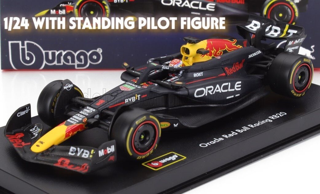 F1 RB20 Red Bull racing #1 World Champion 2024 Max Verstappen in 1