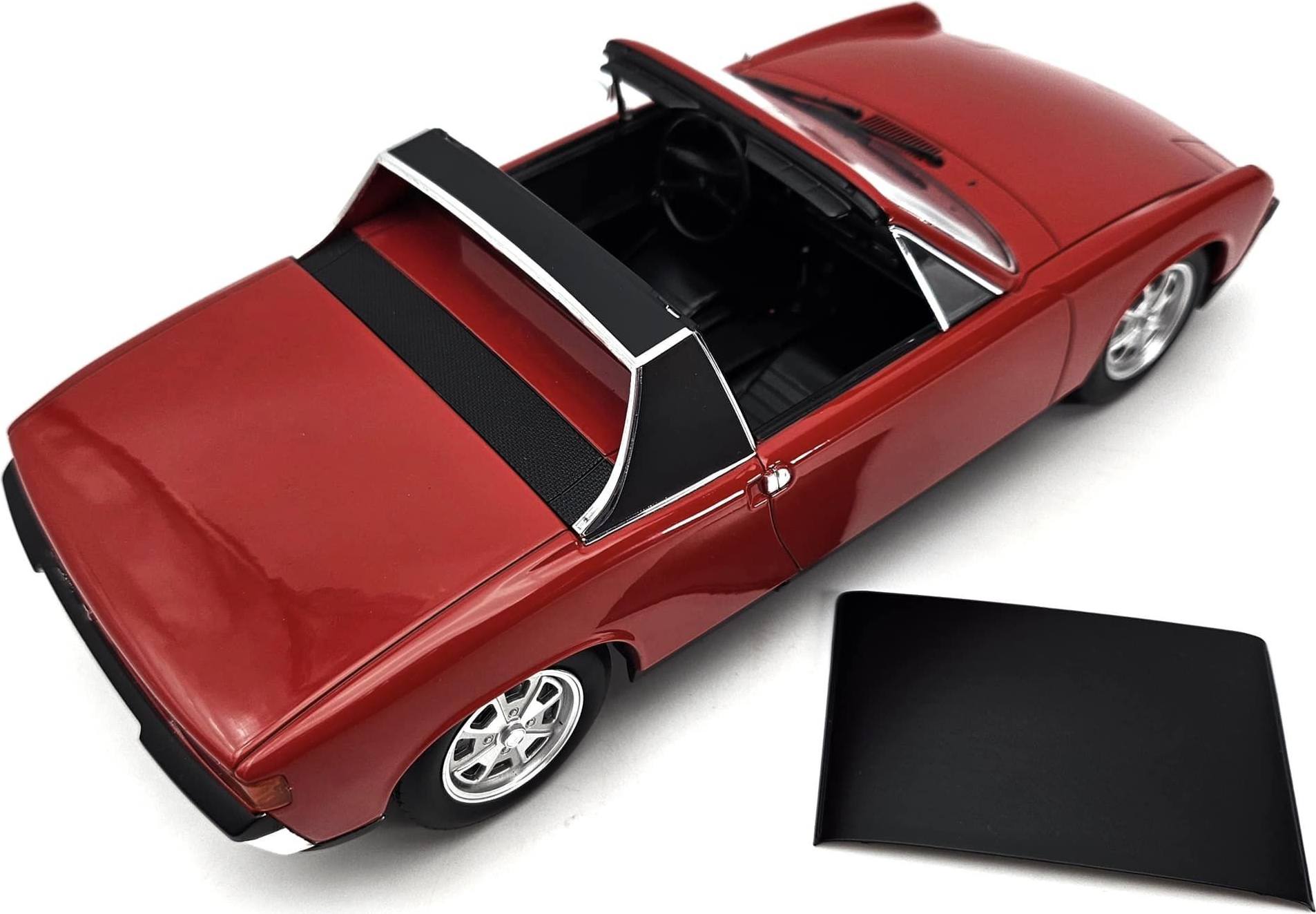 Norev 1/18 VW-Porsche 914 1.7 1972 – Rouge, Miniature Statique De Collection
