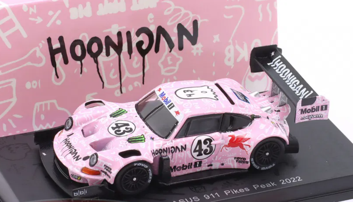 HOONIPIGASUS 911 No.43 Pikes Peak 2022 Ken Block in 1:64 scale by