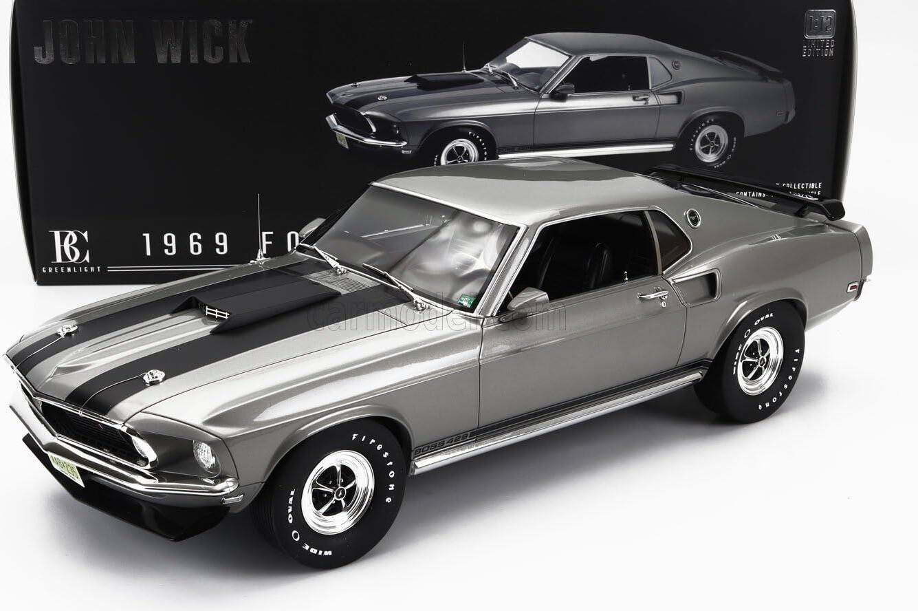 Bespoke Collection 1969 Ford Mustang BOSS 429 John Wick in 1:12