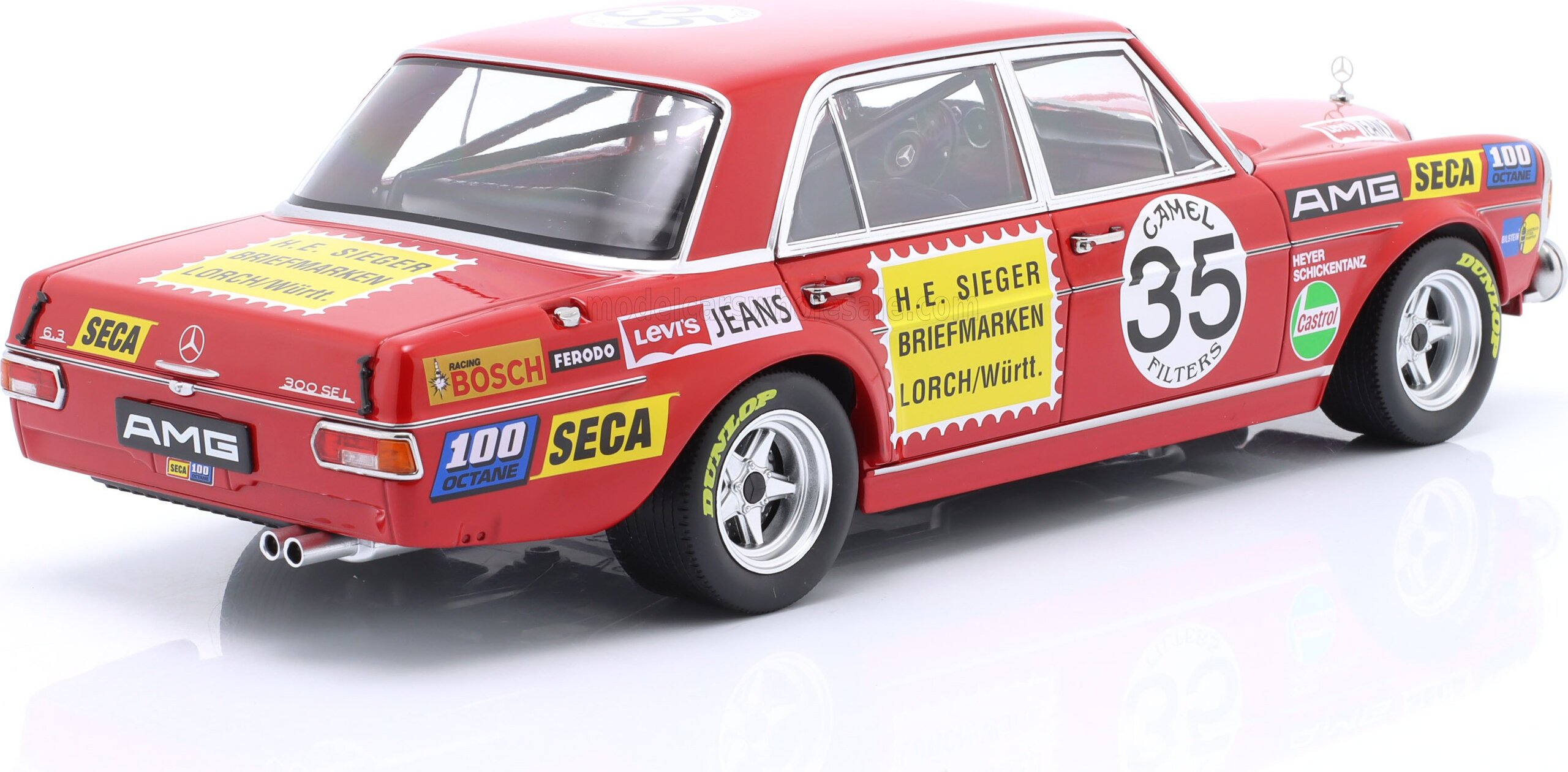 Mercedes Benz 300 SEL 6.8 #35 2nd 24h SPA Francorchamps 1971 in 1