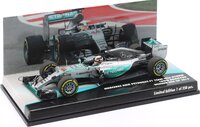 Mercedes F #44 2015 World champion Winner USA GP Lewis Hamilton in 1:43 scale