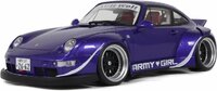 2015 Porsche RWB Army Girl Purple in 1;18 scale