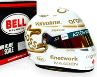 Fernando Alonso Mini Helmet 2025 China GP in 1/2 scale