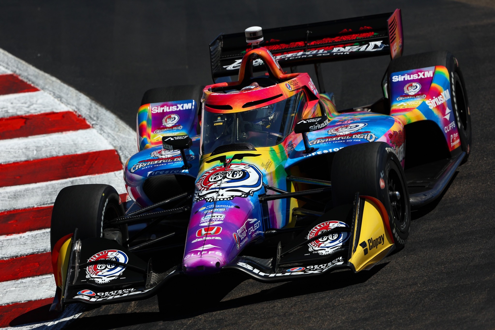2025 NTT INDYCAR Series The Grateful Dead Livery #60 Felix Rosenqvist ...