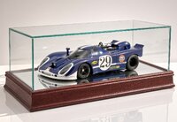 The 1:18 Glass and Wood Display Case for Scale Model Cars by Mint Models