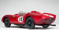 After Race Version Ferrari 250 R Testarossa 3.0L V12 Spider #14 Winner 1958 24h Le Mans in 1:12 scale w/ Showcase