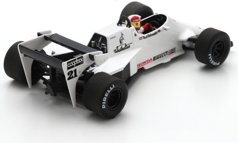 Spirit 101 No.21 British GP 1984 Huub Rothengatter in 1:43 scale by Spark