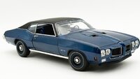 1970 Pontiac GTO Atoll Blue Vinyl Top 1:18