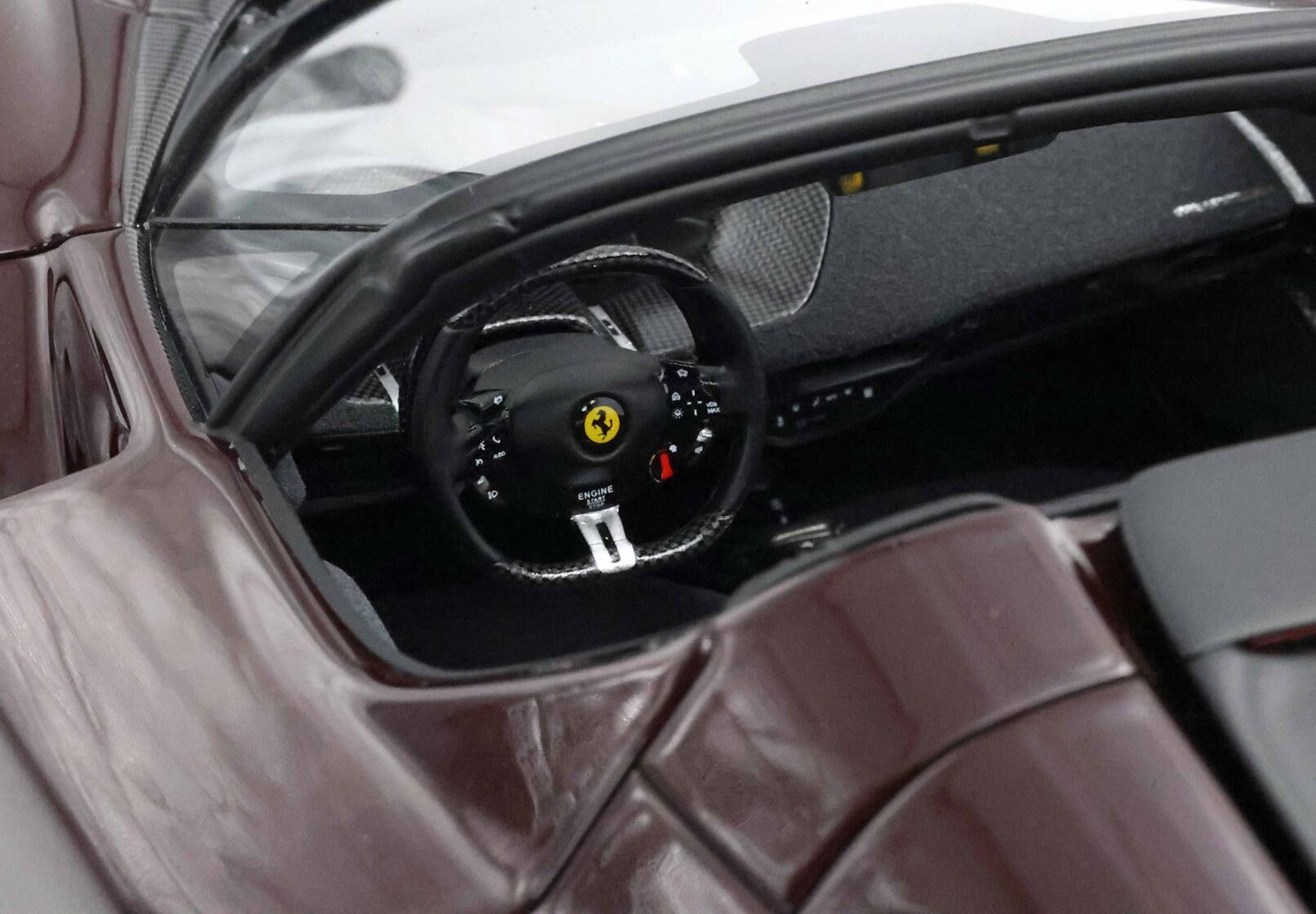 Ferrari SP3 Daytona Open Roof Ruby Red in 1:18 scale by BBR