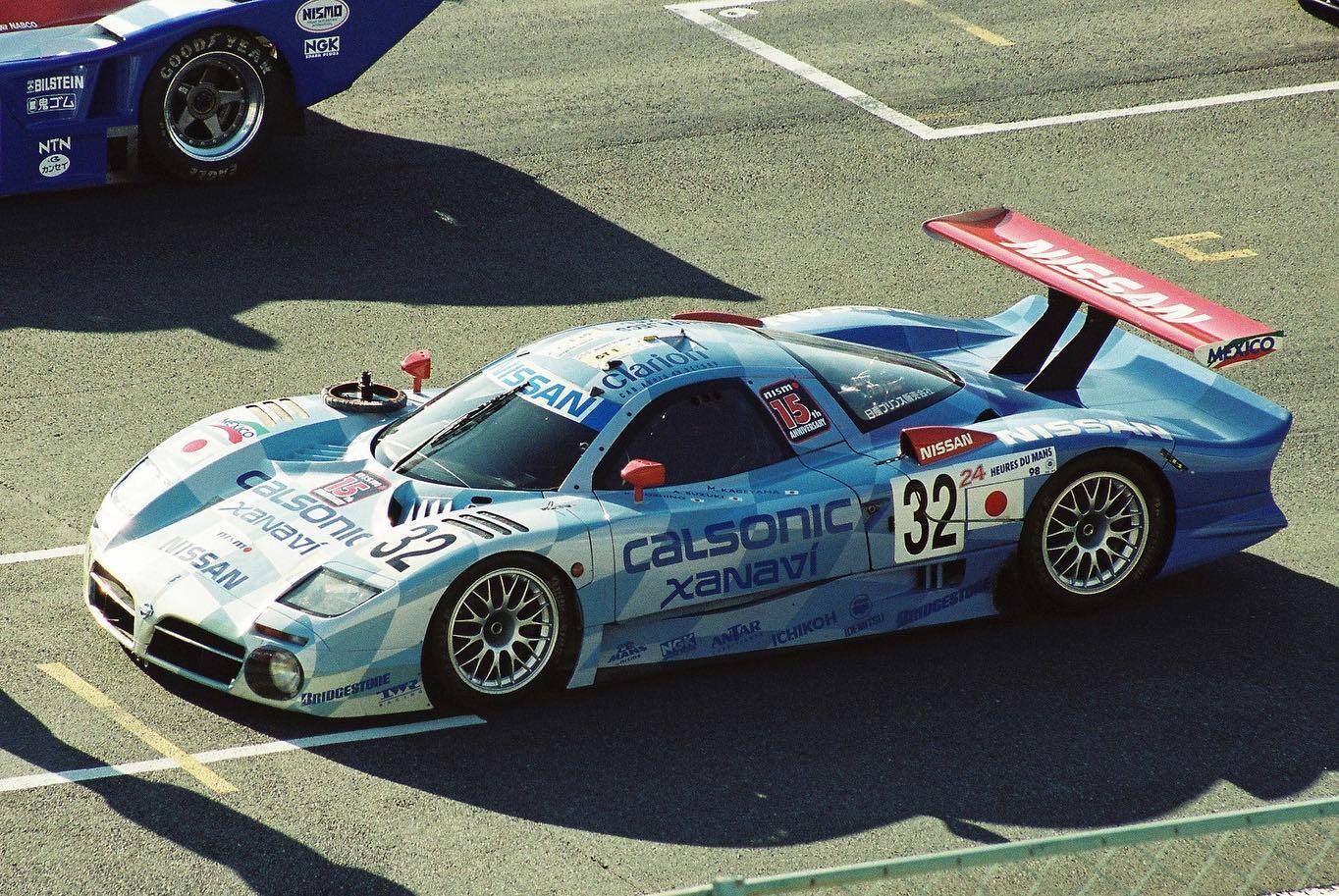 Nissan R390 GT1 3.5L Turbo #32 3rd 1998 24h Le Mans in 1:12 scale w ...