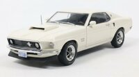 1969 Ford Mustang Boss 429 Wimbledon White 1:18