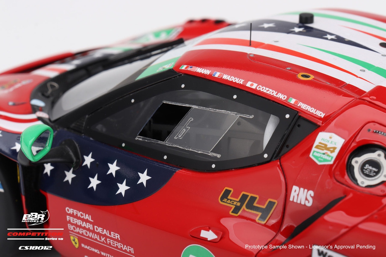 Ferrari 296 GT3 #21 AF Corse 2025 IMSA Daytona 24 Hrs in 1:18 scale by BBR