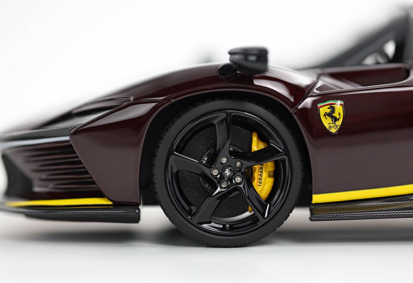 Ferrari SP3 Daytona Open Roof Ruby Red in 1:18 scale by BBR