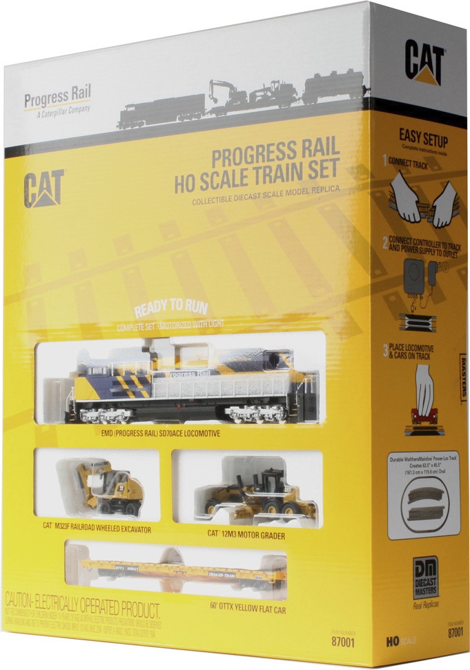 Progress Rail HO Scale Train Set by Diecast Masters by Diecast Masters