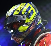 Oliver Bearman Helmet #38 2024 Saudi Arabia GP in 1:5 scale