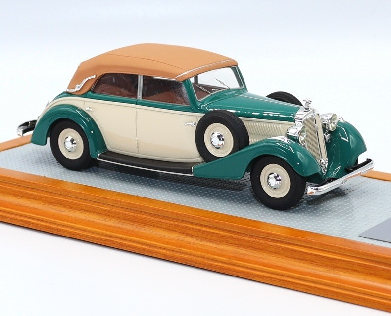 1933 HORCH 780 SPORT CABRIOLET, OPEN, BEIGE & BLACK (IL 43173