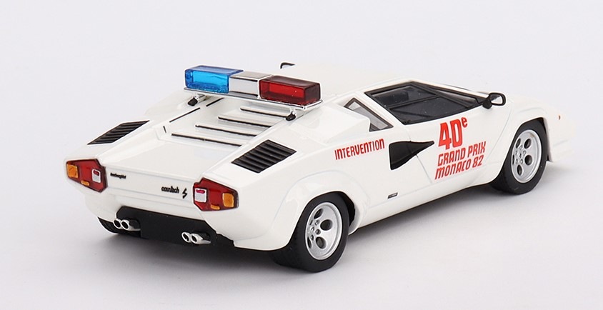 Lamborghini Countach 1982 Monaco GP Safety Car White in 1:43 scale by ...
