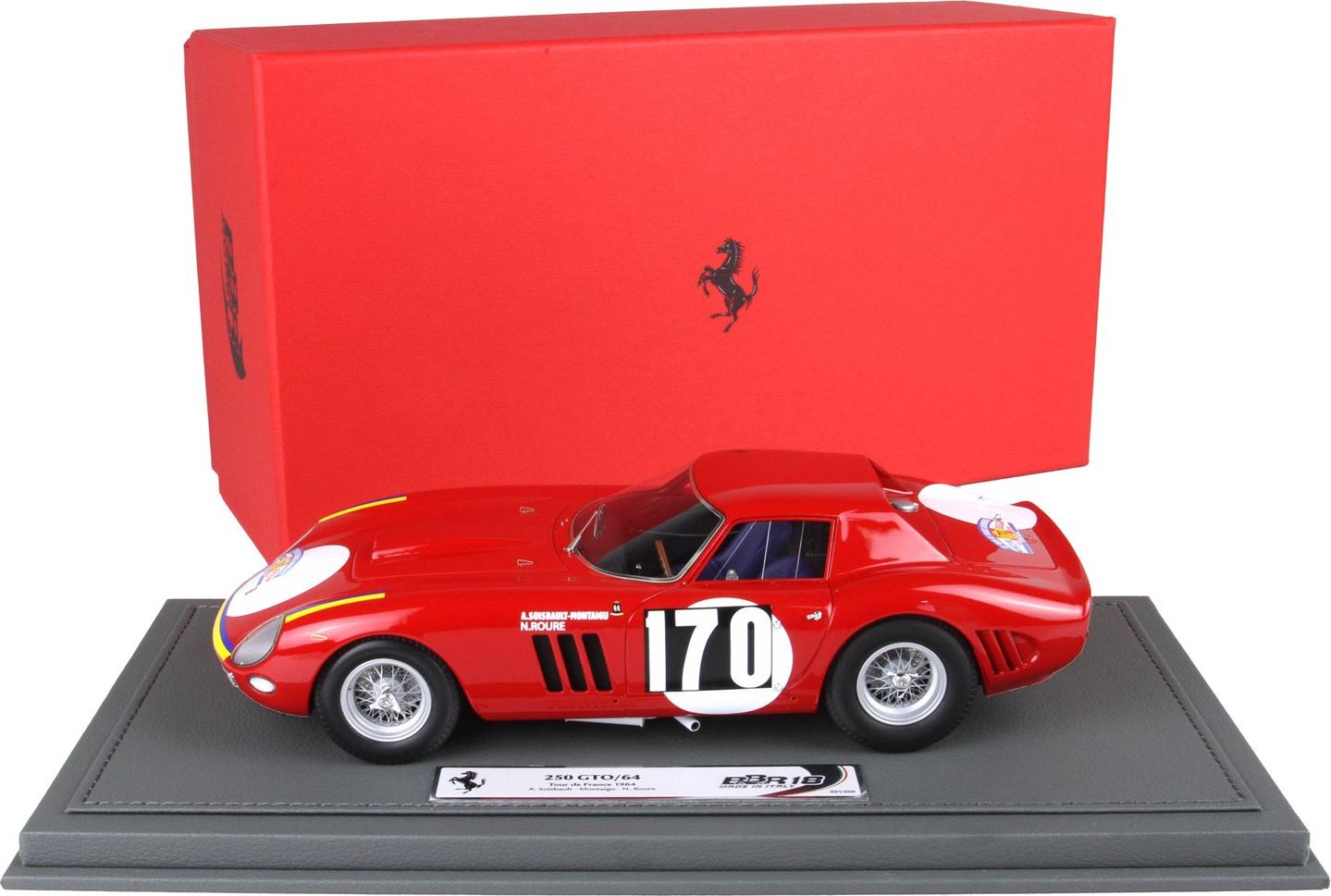 BBR Ferrari 250 GTO Tour De France 1964 – Miniature 1/18e, Occasion