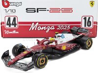 Ferrari SF-25 #44 2025 Monza GP Lewis Hamilton 50th Anniversary World Champion Nikki Lauda in 1:18 scale