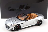 2023 Aston Martin DB12 Volante Cabriolet Open Silver in 1:18 scale