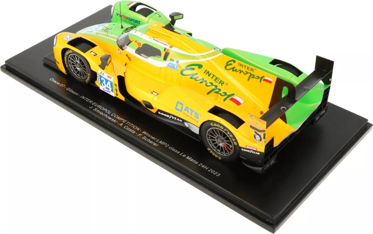 Modèle Réduit Oreca 07 Gibson N°34 Inter Europol Competition Winner Lmp2 Class 24h Le Mans 2023 1