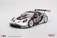 Porsche 911 GT3 R #77 AO Racing 2025 IMSA Petit Le Mans in 1:18 scale