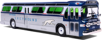 1963 GM Transit Bus Greyhound Bus Lines 1:43
