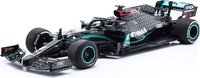 Mercedes AMG Petronas F1 W11 EQ Performance 2020 Winner British GP L. Hamilton w/ Flat Front Tire 1:18 scale