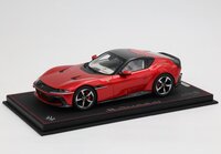 2007 Ferrari 12Cilindri Coupe Rosso F1 in 1:18 scale w/ Display case