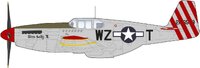 P-51B "Miss Sally III" WZ-T  309th FS Mediterranean WWII 1:48